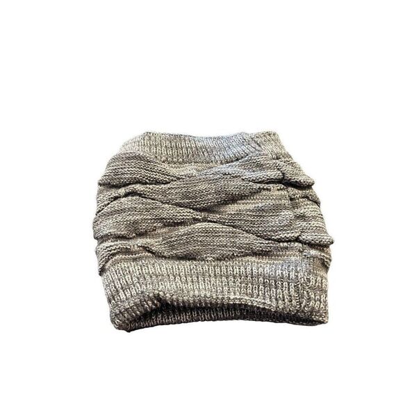 Soft Lined Beanie And Neck Gaitor Set Gray Knit One Size New in Package - Picture 5 of 8